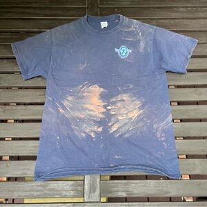 Distressed Work Tee on Port & Company Blank (L)